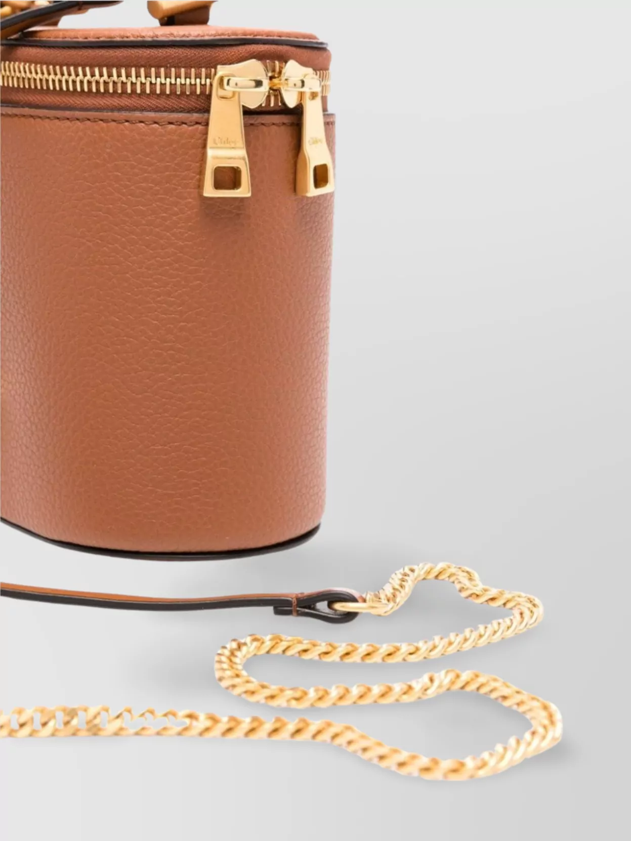 Chloé Mini Marcie Grained Leather Shoulder Bag