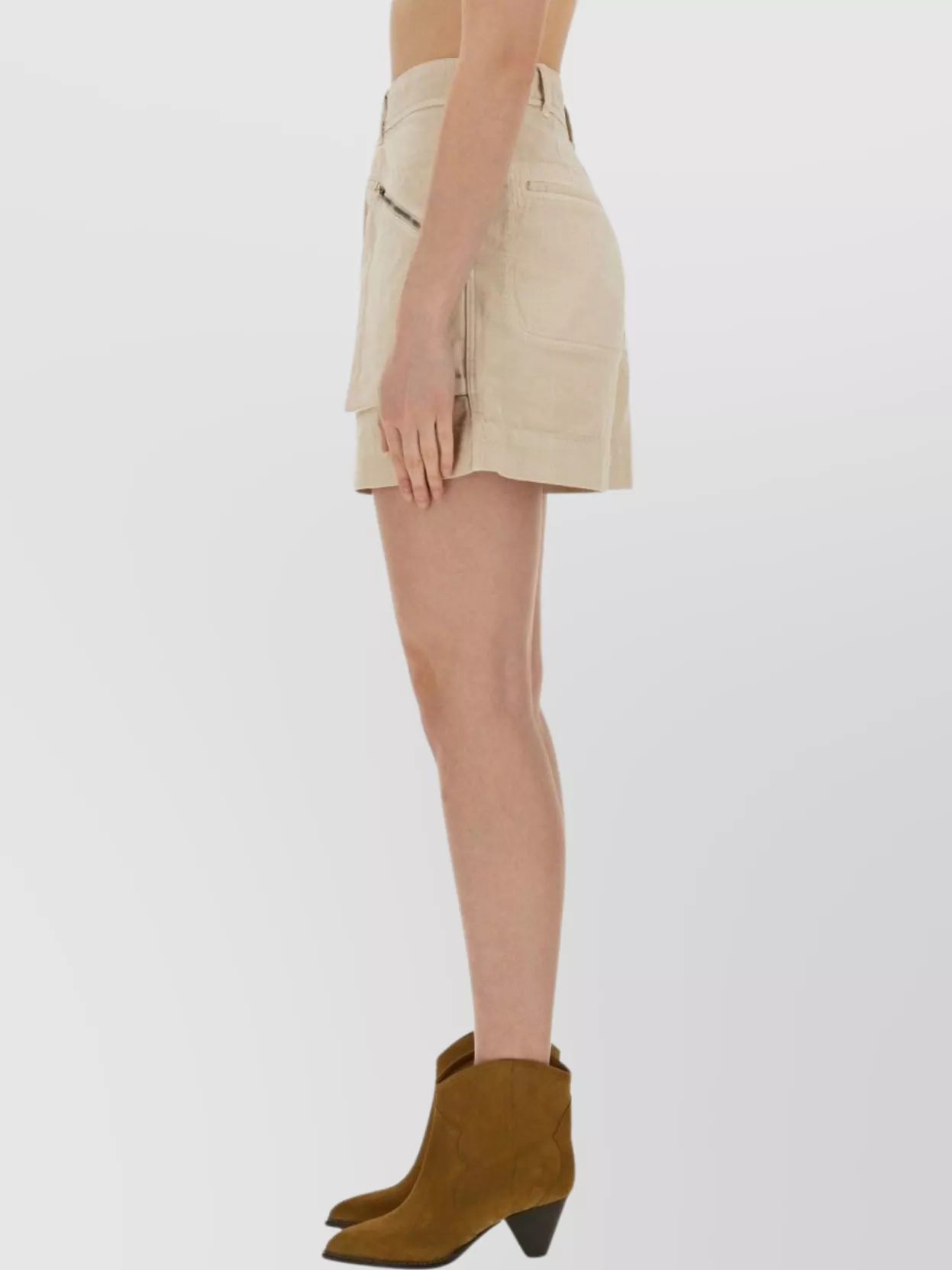 Isabel Marant Jelian Shorts In Neutral