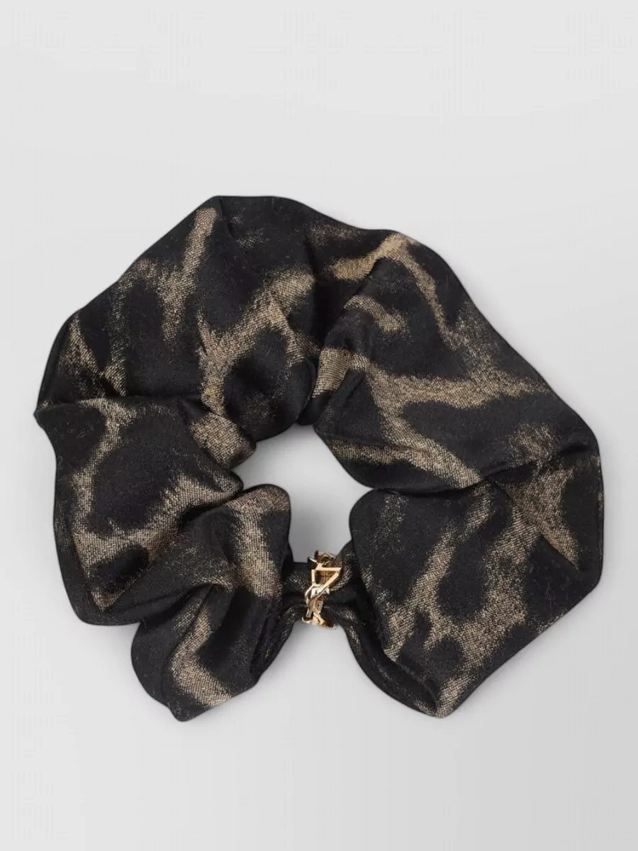 Saint Laurent Animal Print Hair Accessory Elastic Band