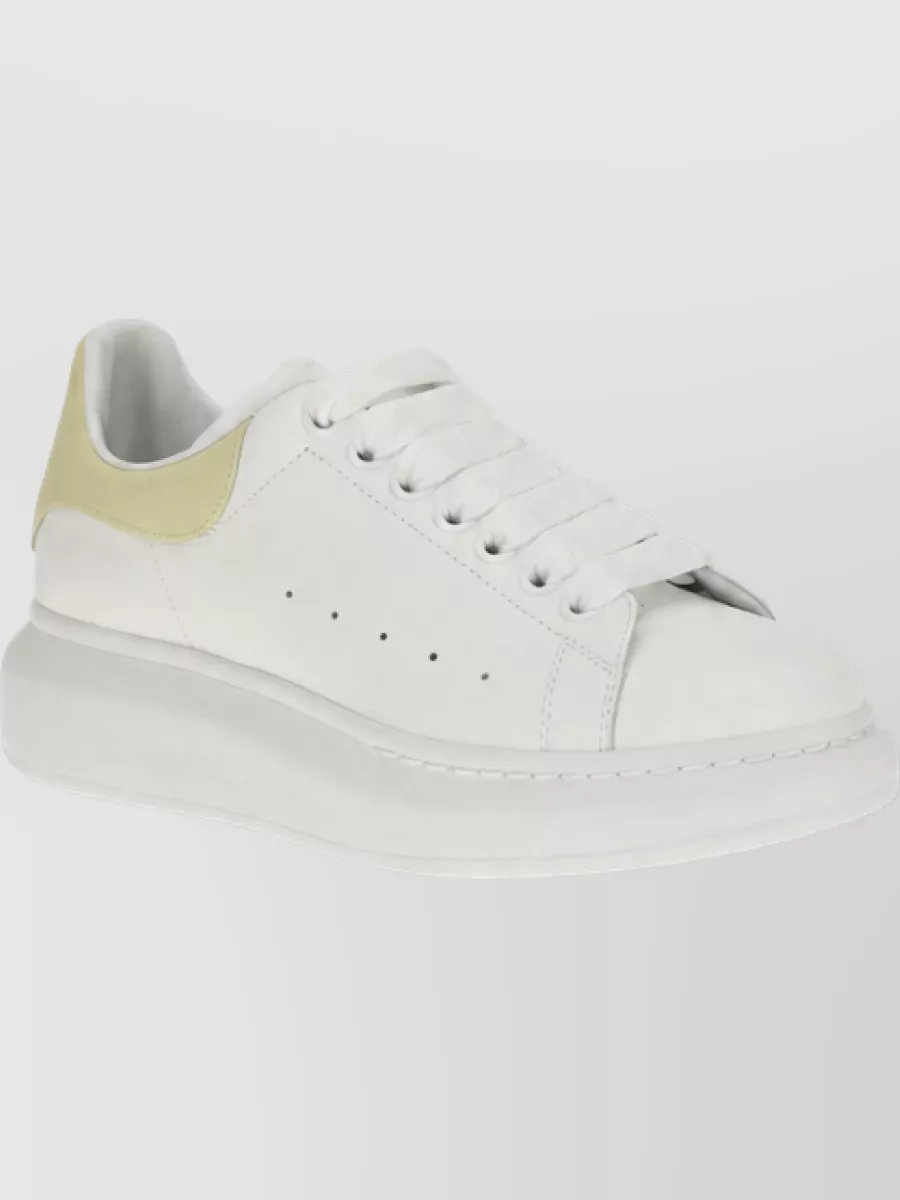 Alexander Mcqueen Leather Chunky Sneakers