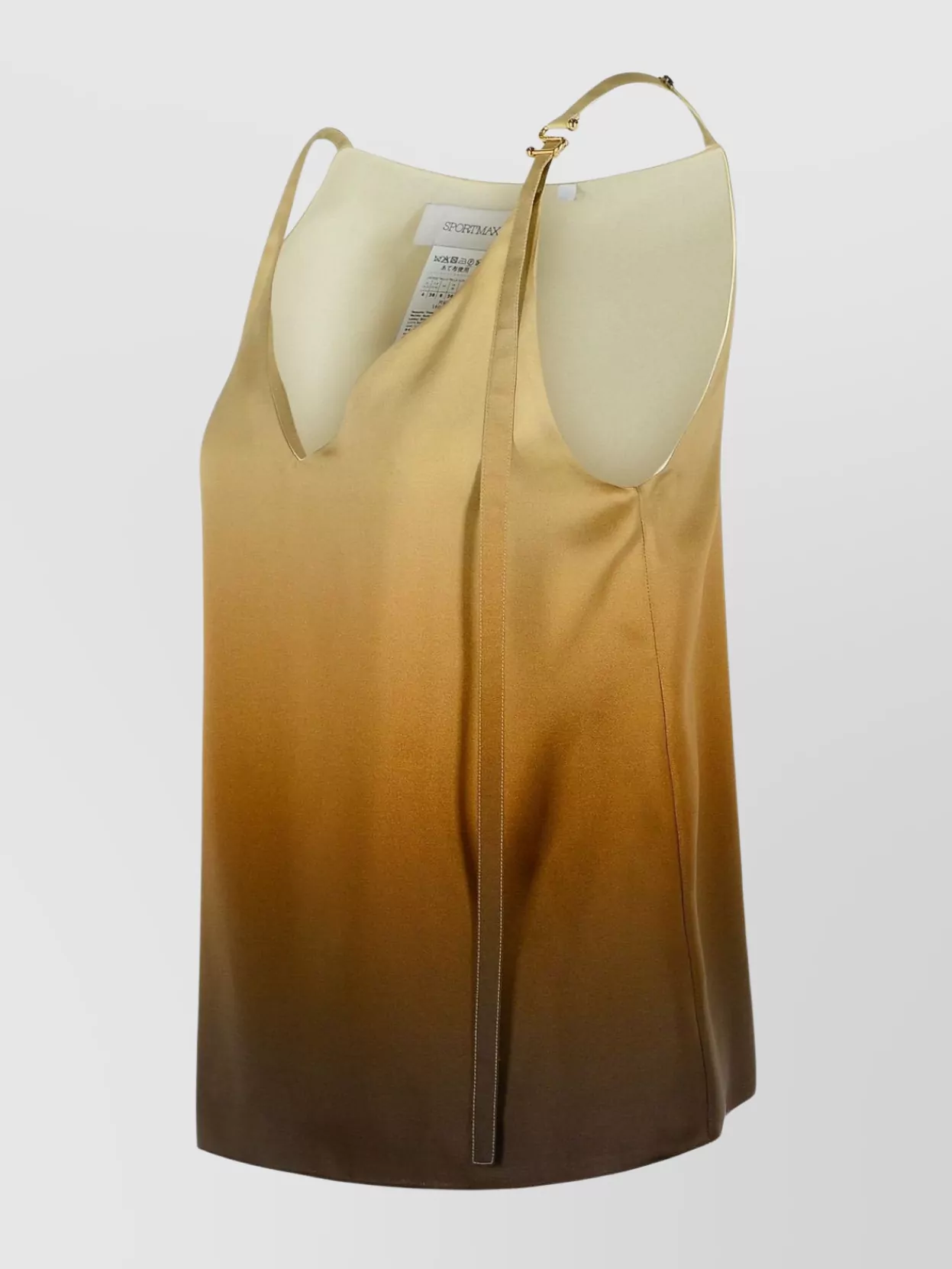 Sportmax 'Alcuno' Silk Top Gradient