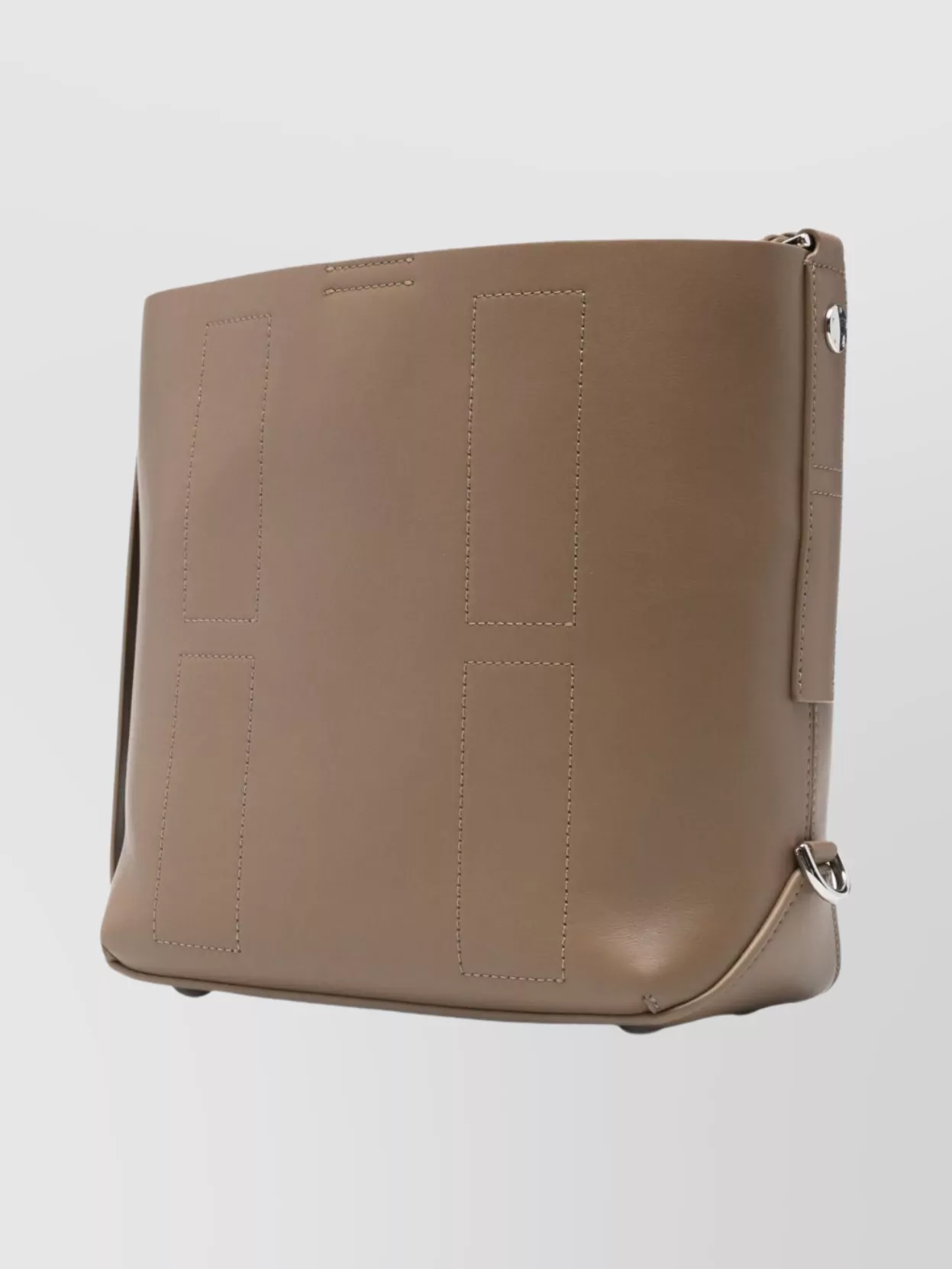 Hogan Small Leather Hobo Bag With Adjustable Strap