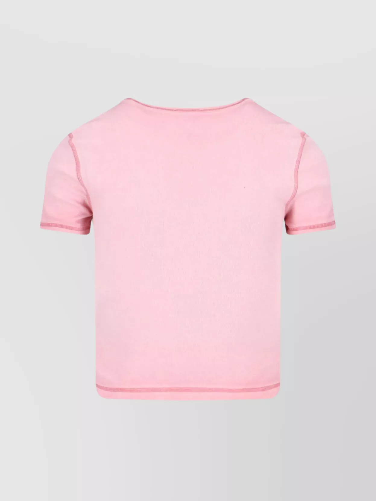 Diesel Graphic Print Ribbed Neckline Round Neck