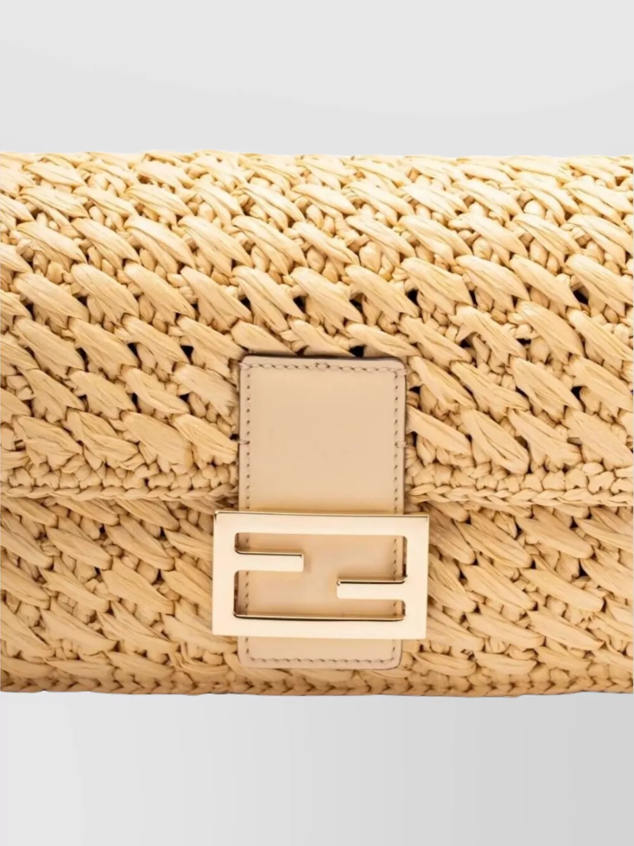 Fendi Crochet Medium Tote Bag With Detachable Strap