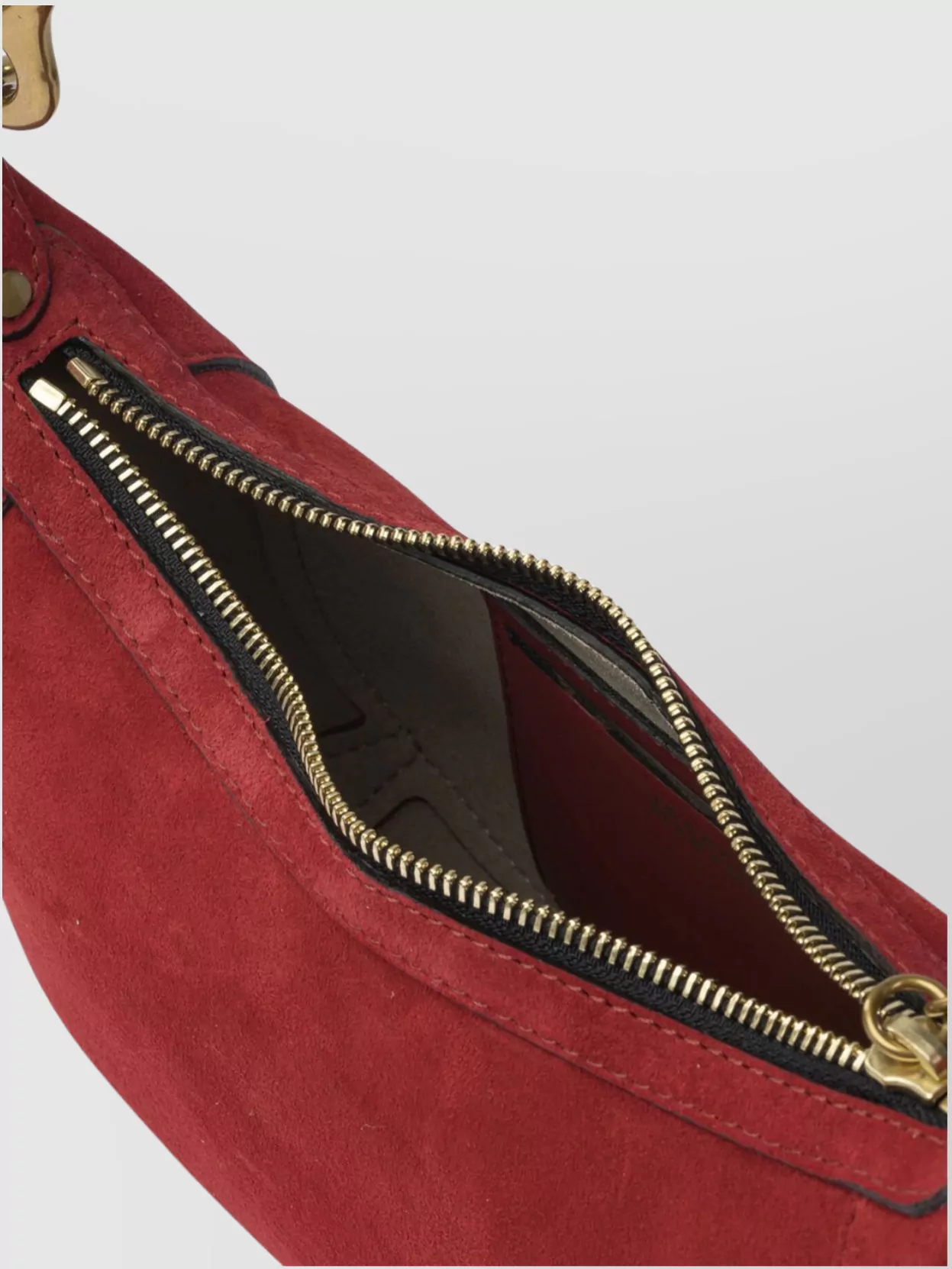 Isabel Marant Oskan Moon Shoulder Bag With Adjustable Strap
