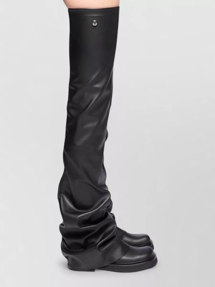 The Attico Leather Thigh-High Boots