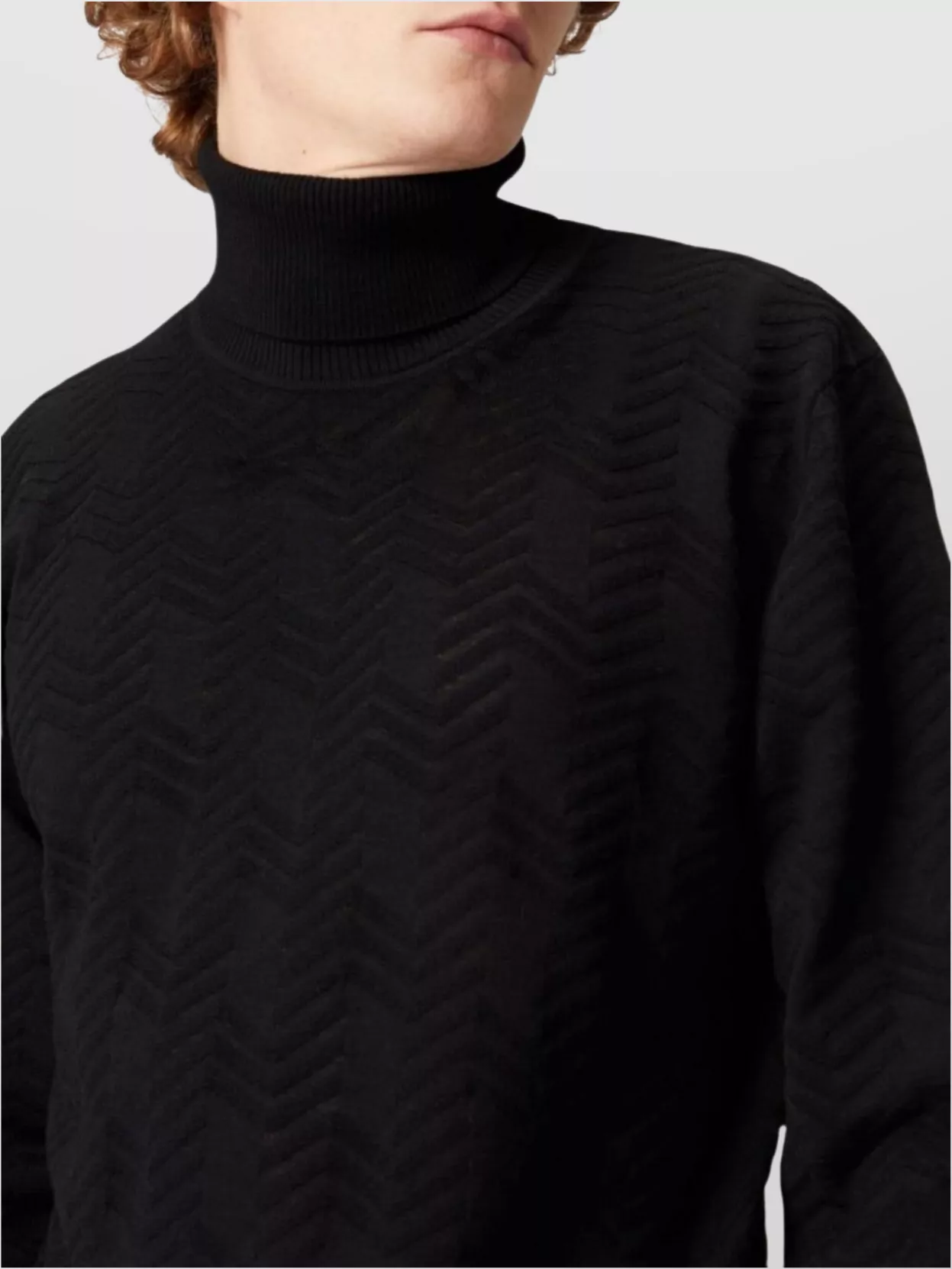 Missoni Textured Turtleneck Sweater Long Sleeves
