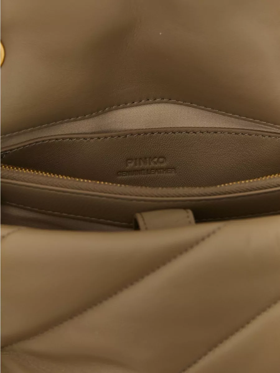 Pinko Love Bag Puff Maxi Leather Quilted Shoulder Bag