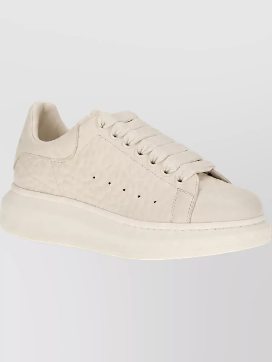 Alexander Mcqueen Leather Chunky Sneakers