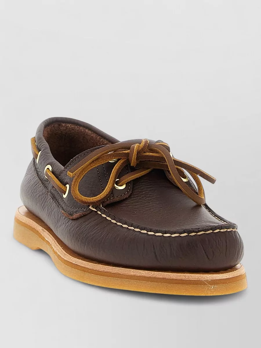 Timberland leather boat shoes