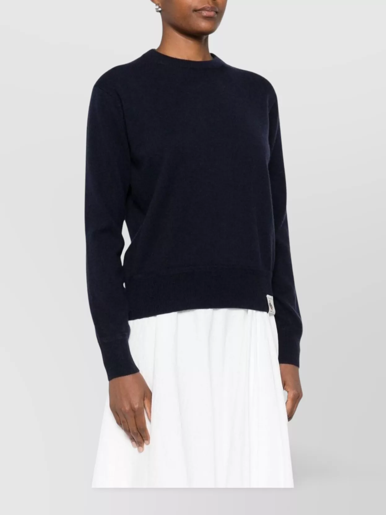 Bally Long Sleeve Crew Neck Knitwear Top