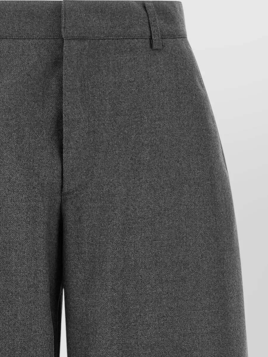 Armarium Virgin Wool Mid-Rise Tapered Tailored Trousers