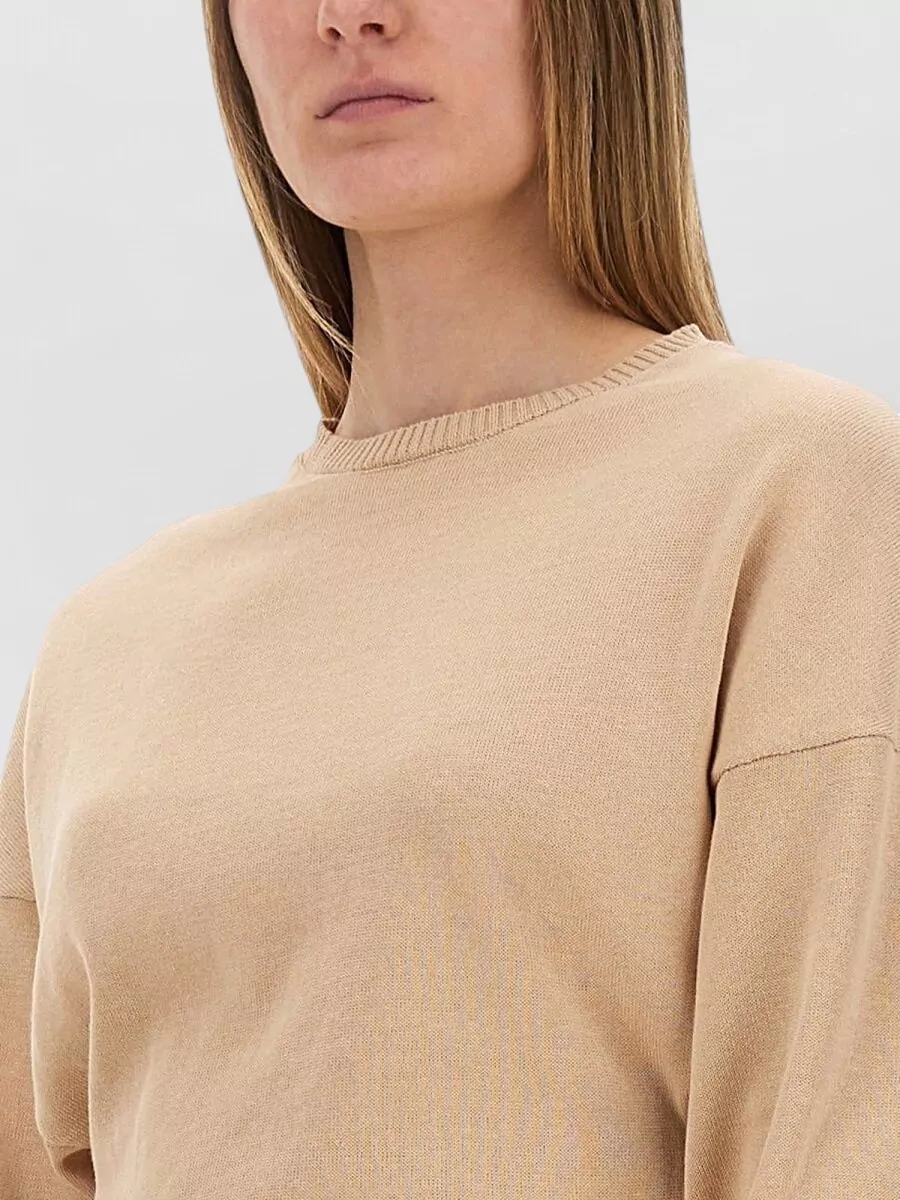 Alysi Cropped Cotton Jumper
