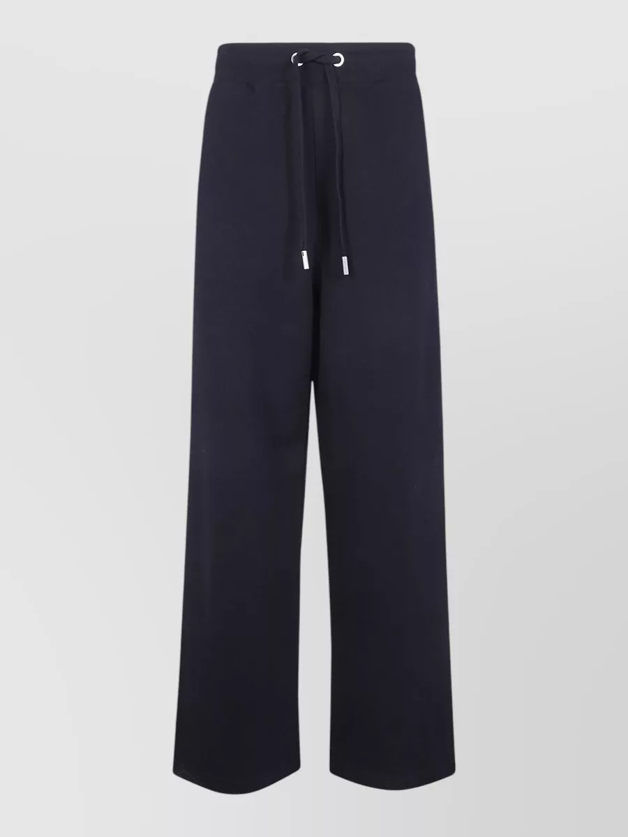 Ami Paris cotton wide-leg trousers