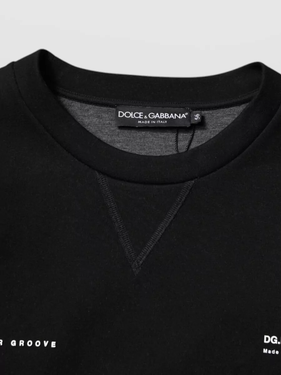 Dolce&Gabbana Cotton Logo-Print Sweatshirt