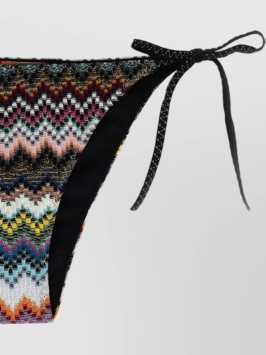 Missoni Zigzag Motif Bikini Halter Triangle Top