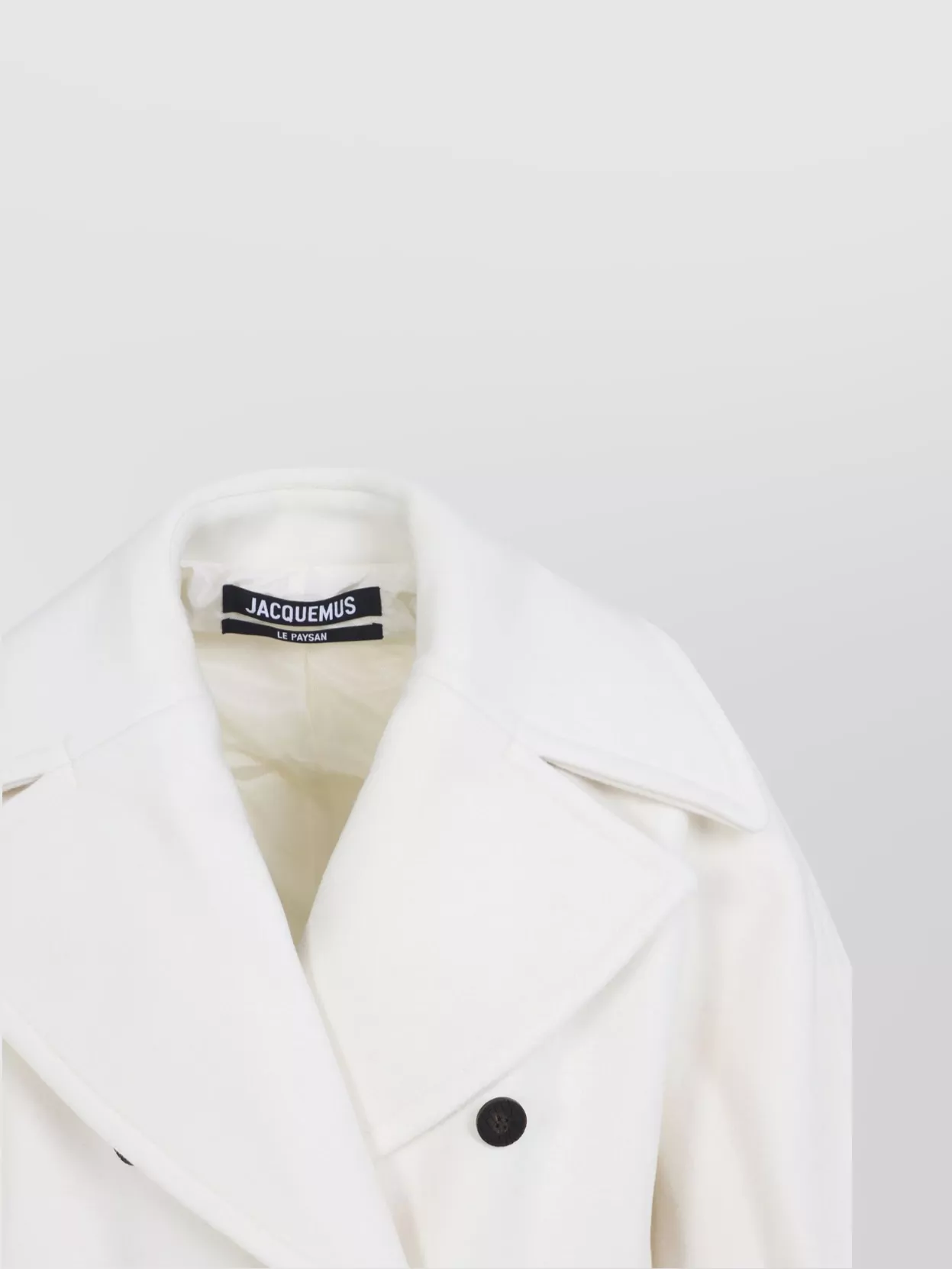 Jacquemus Double Breasted Coat Wide Lapels