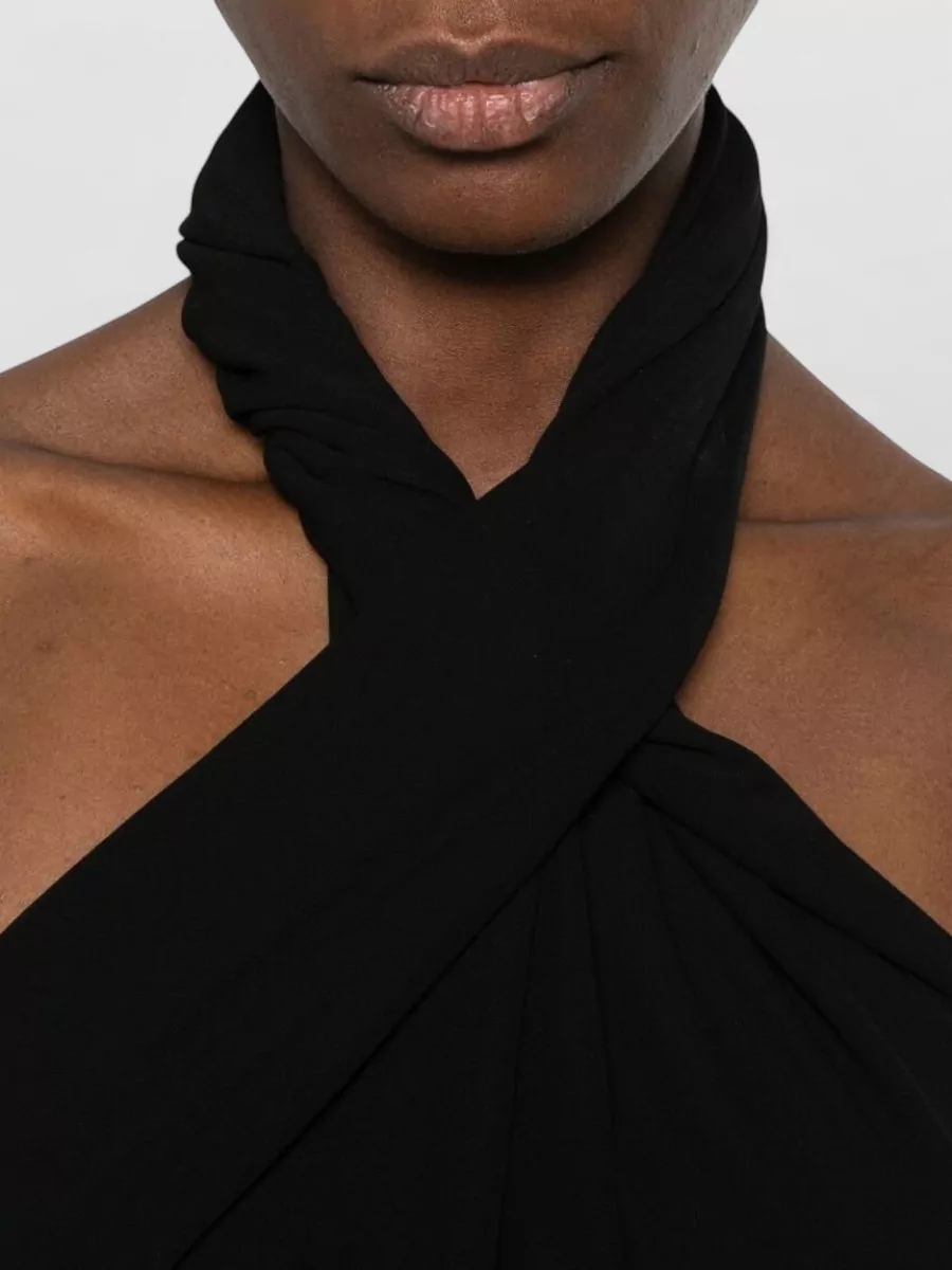 Totême Jersey Twisted Halterneck Sleeveless Maxi Dress