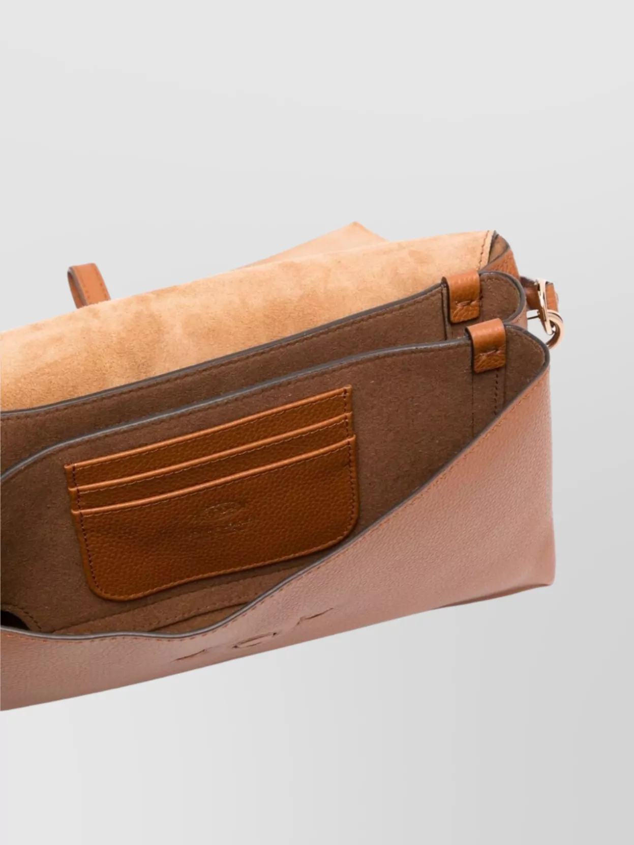 Tod's Mini Flap Bag With Back Slip Pocket