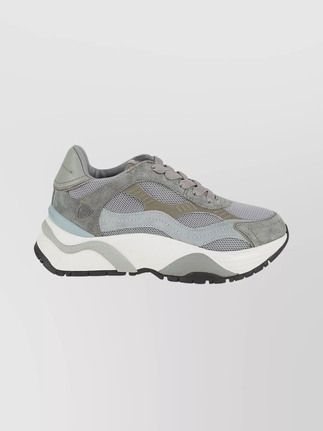 Philippe Model Low Top Sneakers For Women In Gray