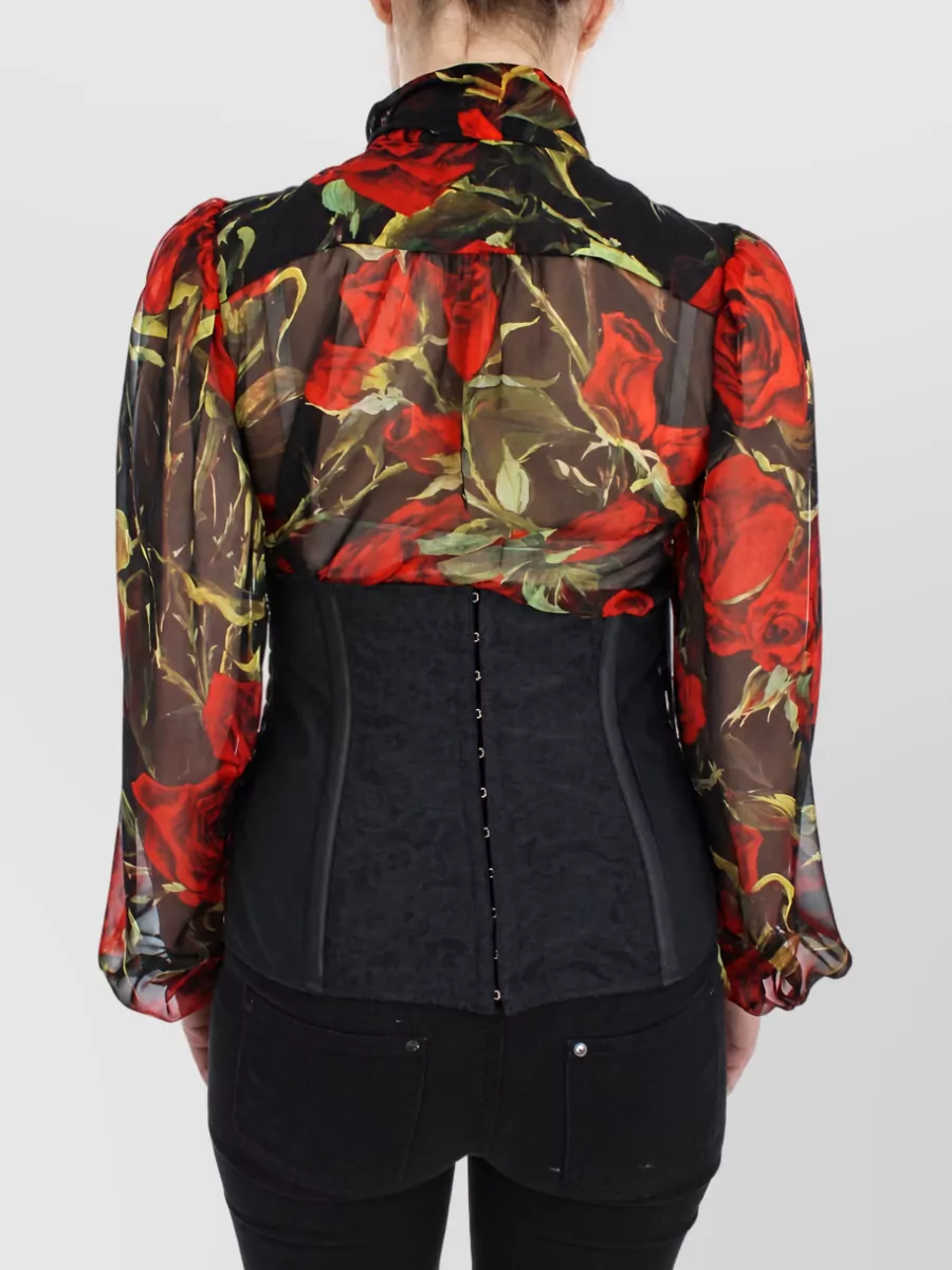 Dolce&Gabbana Stretch Corset Waist Belt
