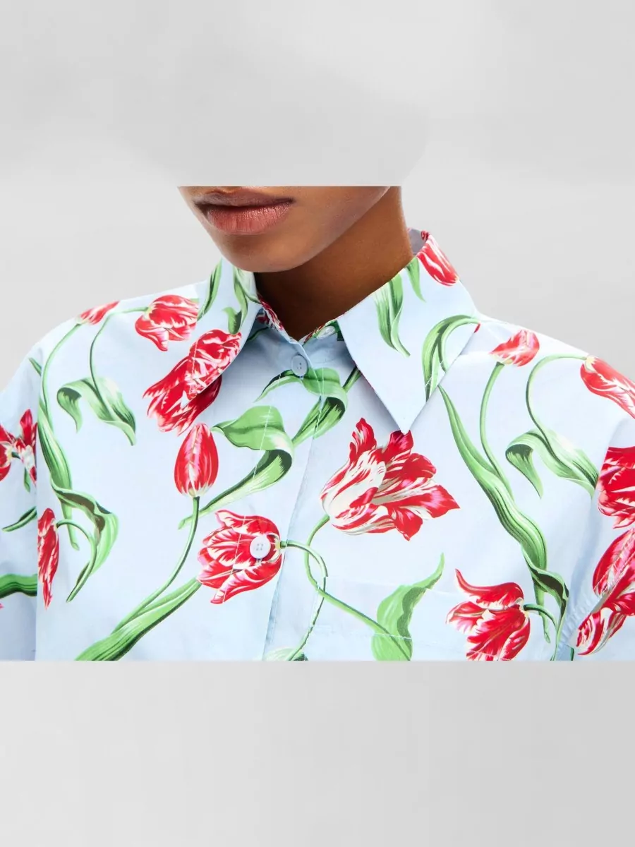 Kenzo Cotton Single-Breasted Shirt
