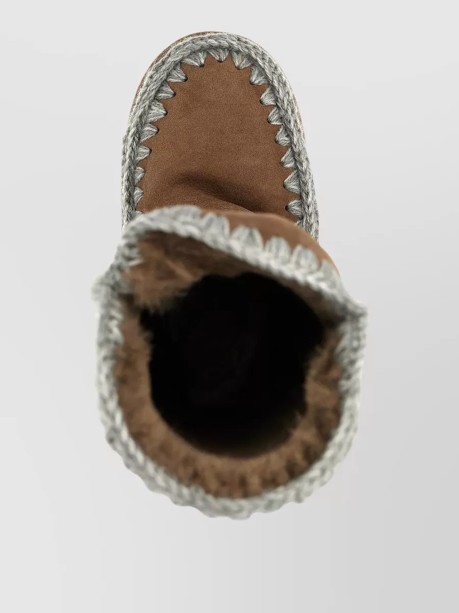 Mou Lamb Leather Eskimo 40 Ankle Boots