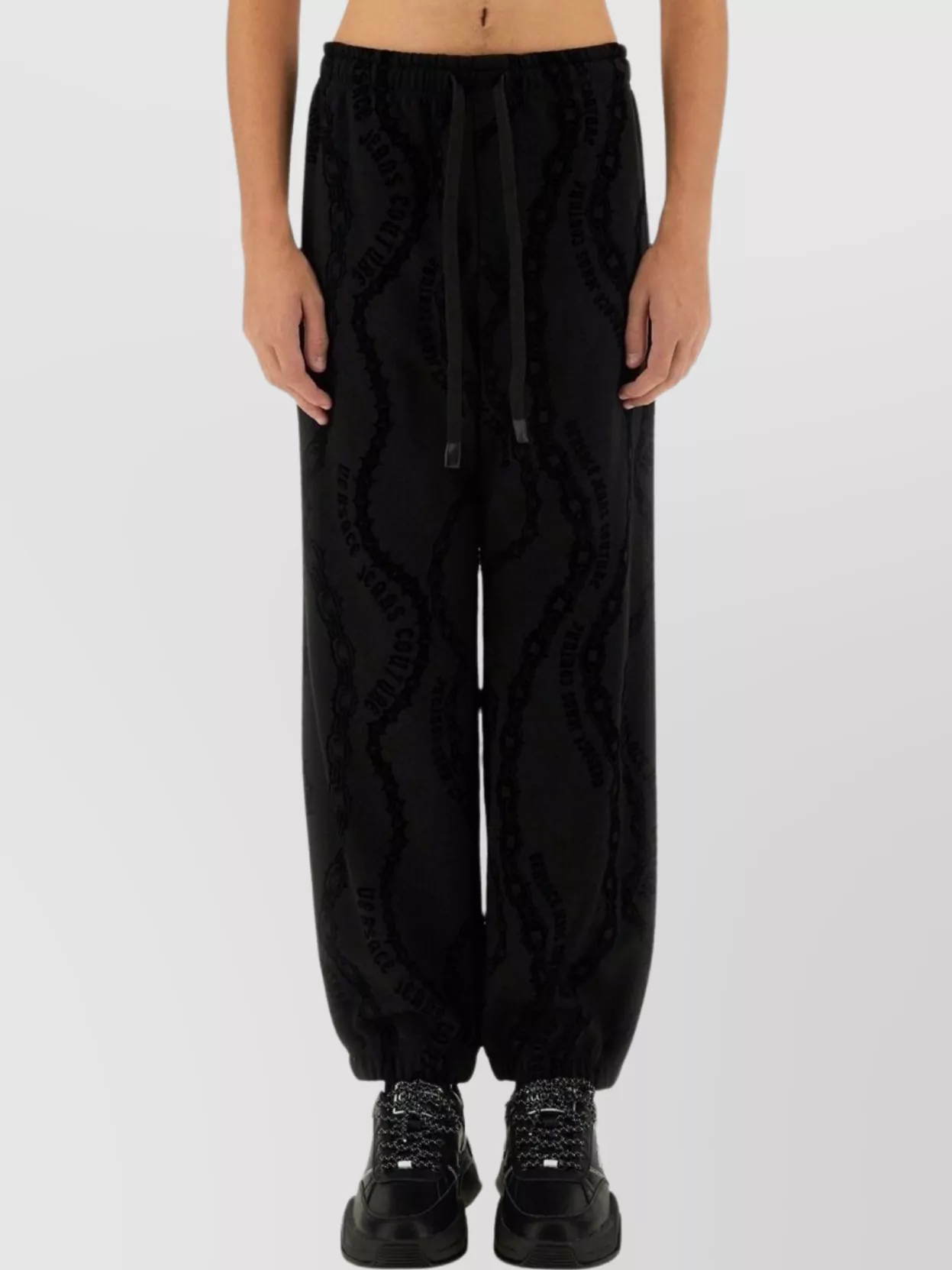 Shop Versace Jeans Couture All Over "chain" Jogging Pants