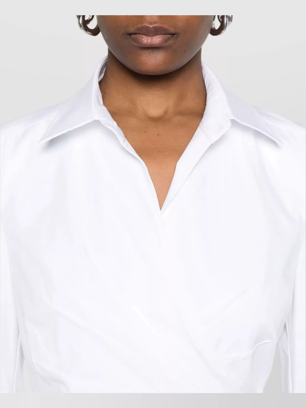 Max Mara Midi Wrap Dress Long Sleeves