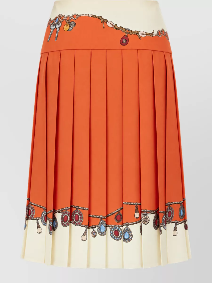 Versace Pleated Skirt