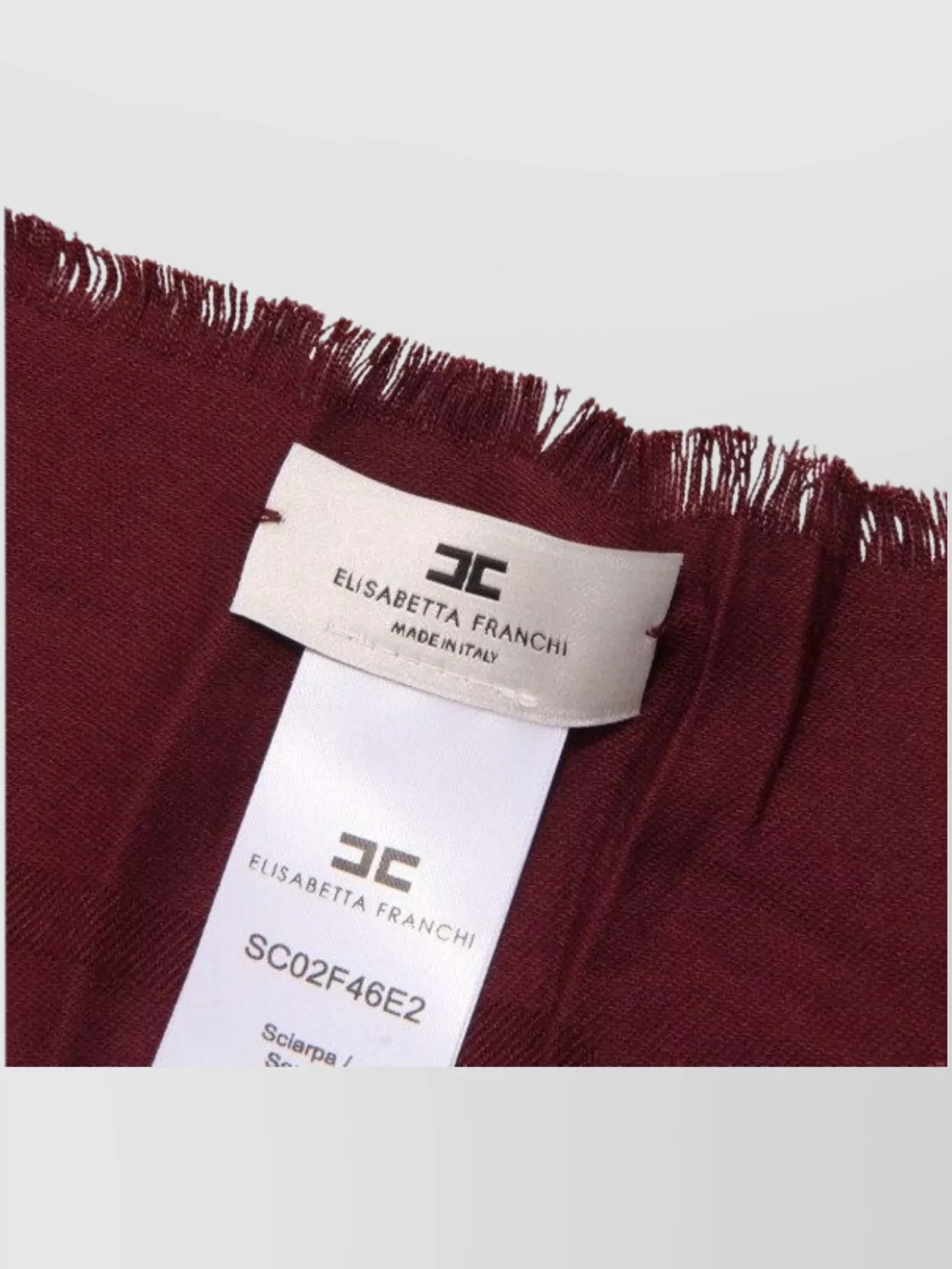 Elisabetta Franchi Fringed Rectangular Scarves Collection