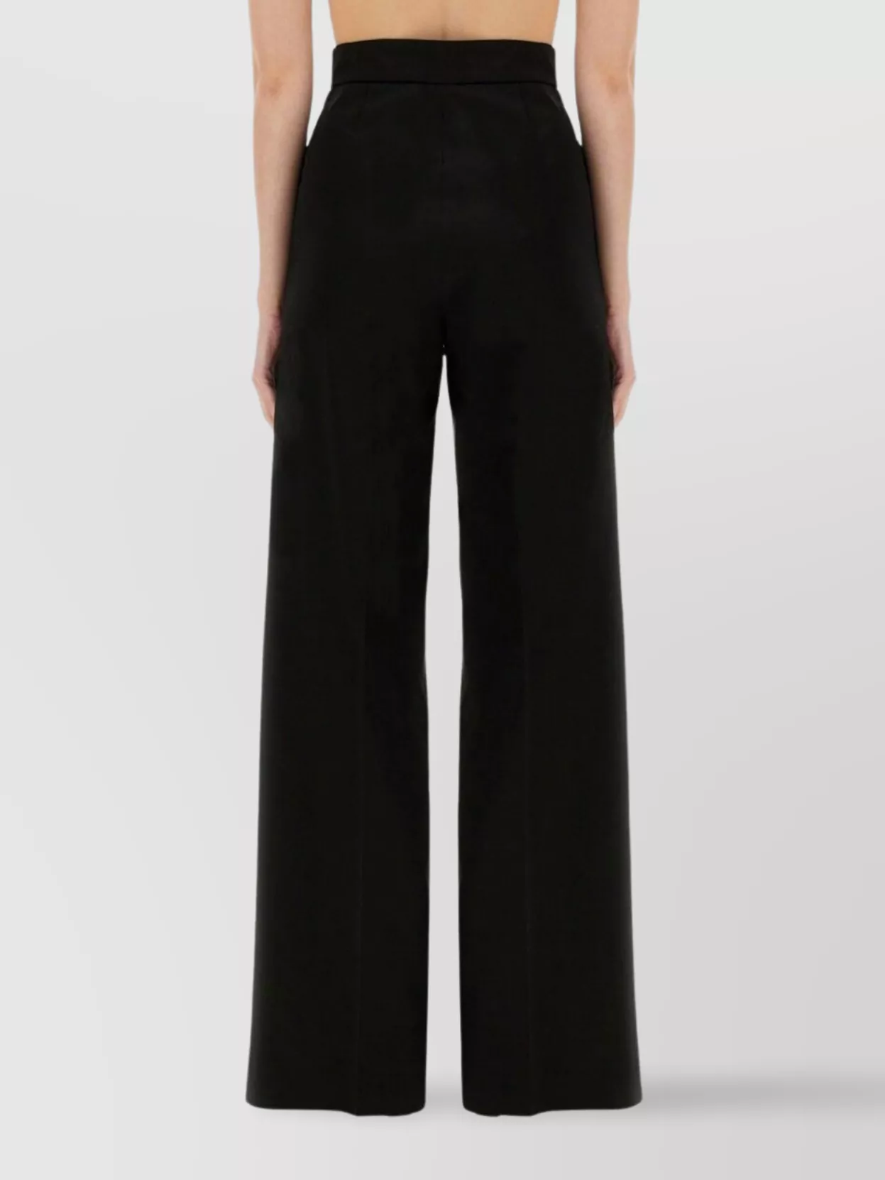 PT TORINO HIGH WAIST WIDE LEG TROUSERS WITH BELT LOOPS