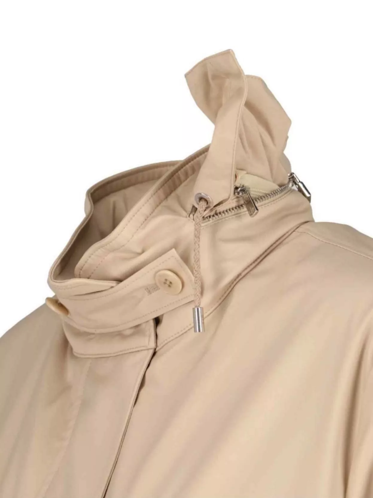 Loro Piana Casual Jacket With Adjustable Waist And Front Pockets