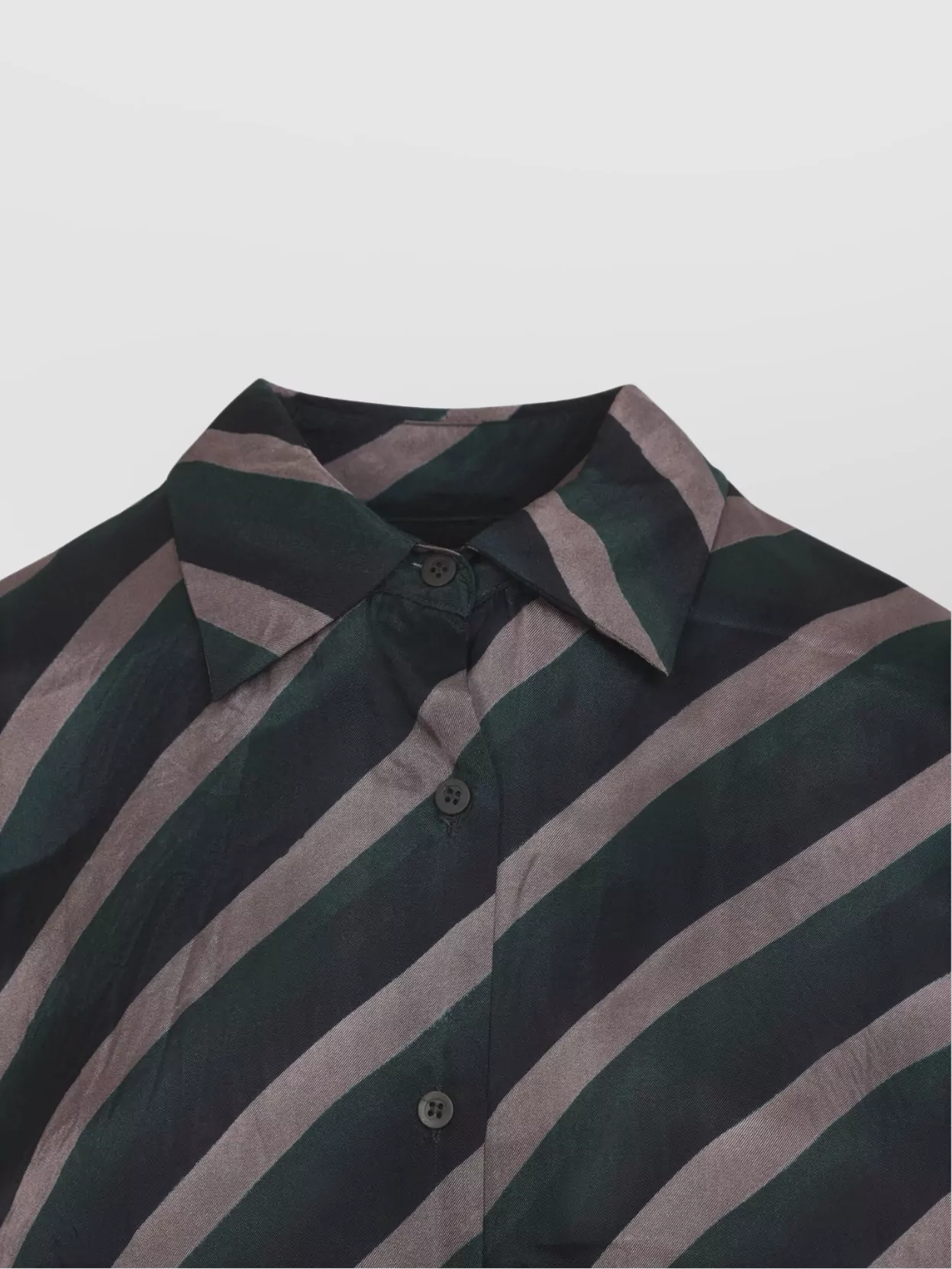 Dries Van Noten Striped Long Sleeve Casual Shirt In Multi