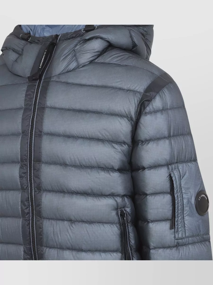 C.p. Company Hooded Quilted Down Jacket