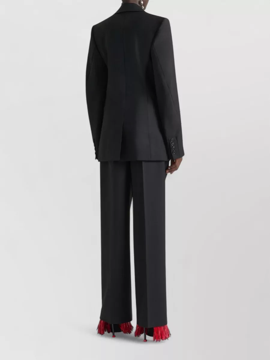 Givenchy Wool Mohair Double Breasted Tailored Jacket