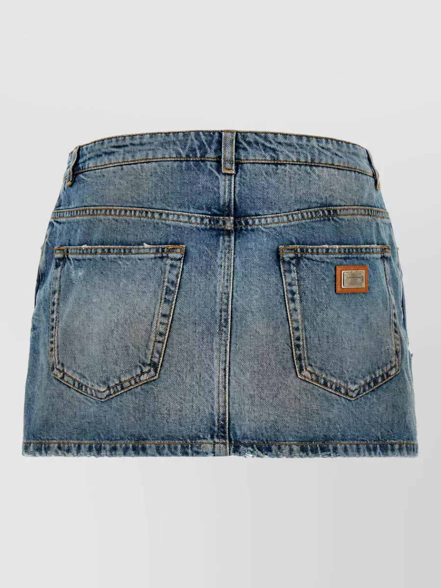 Dolce&Gabbana Cotton Mini Shorts