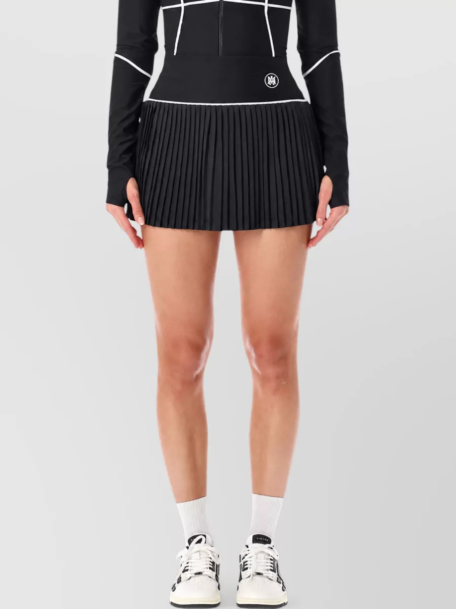 Amiri pleated mini skirt