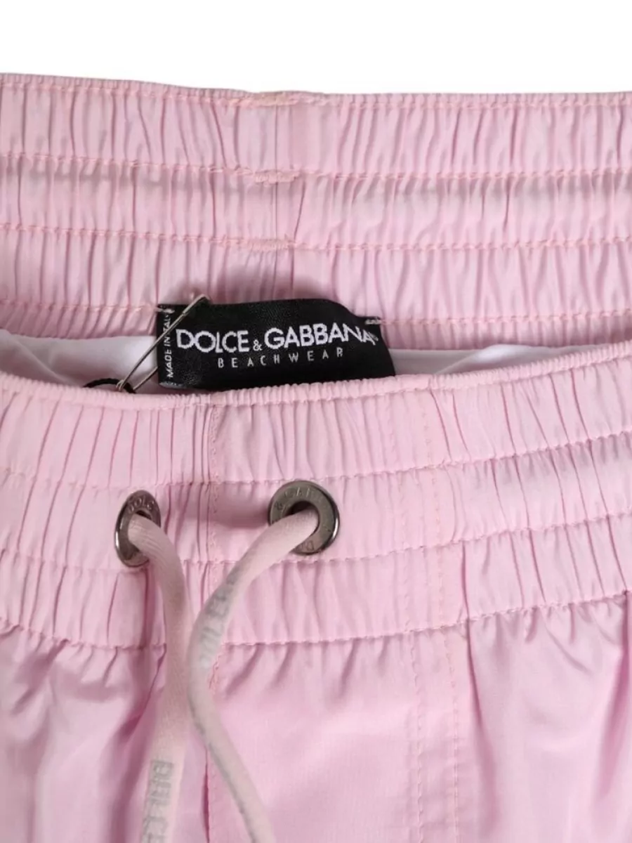 Dolce&Gabbana Logo-Stripe Swim Shorts