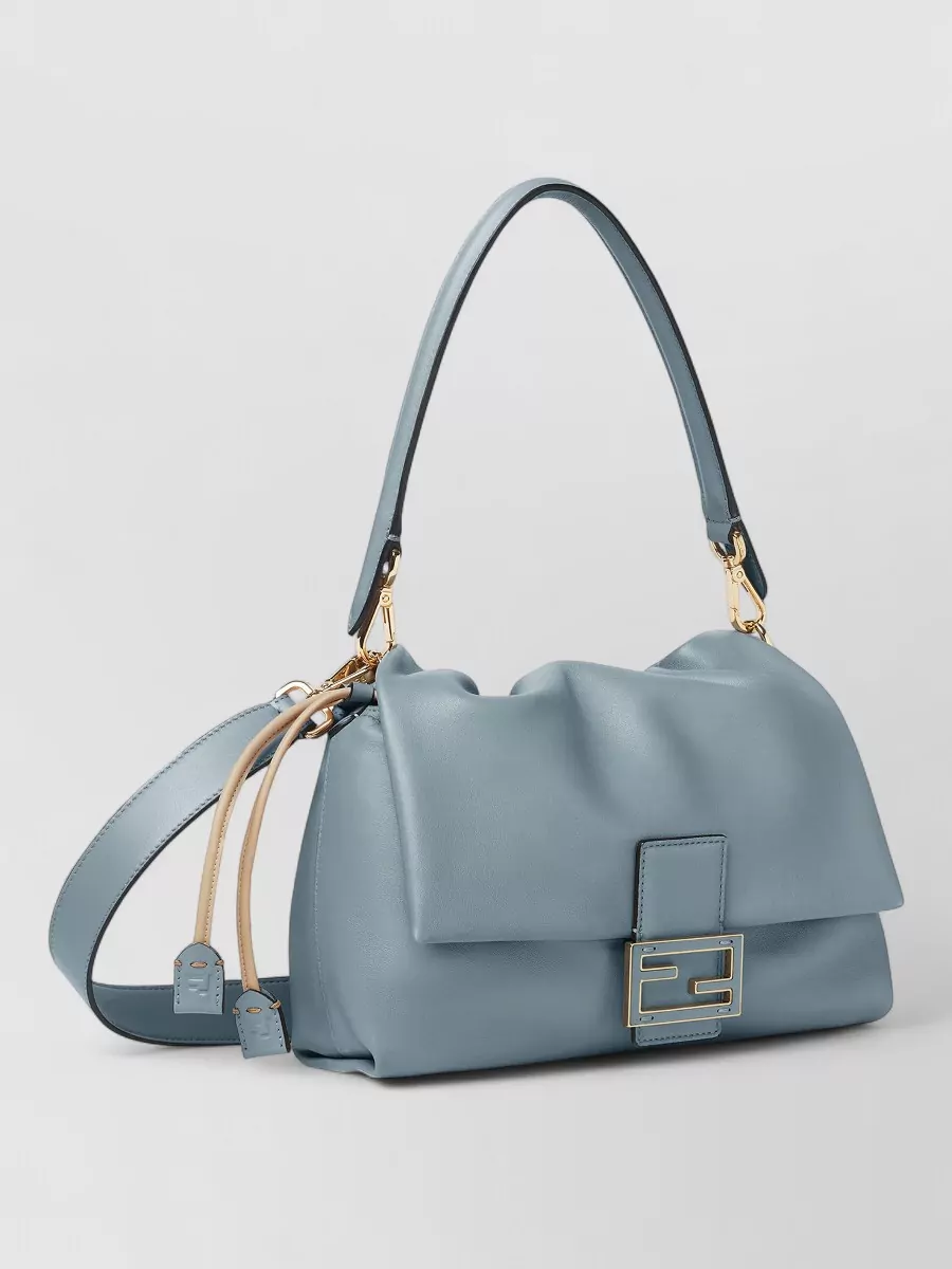 Fendi Mamma Medium Nappa Shoulder Bag Blossom