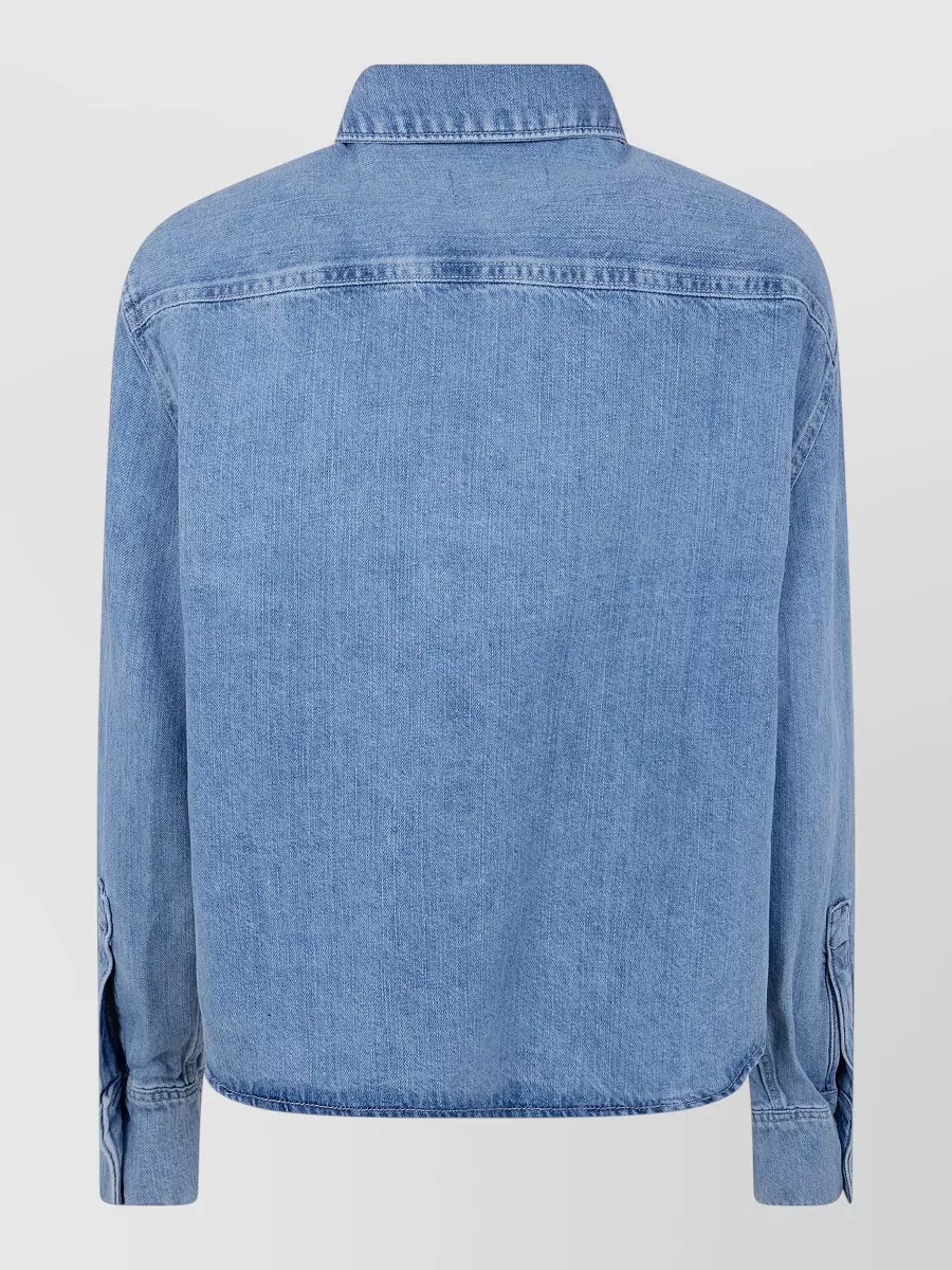 7 For All Mankind Cropped Shirt