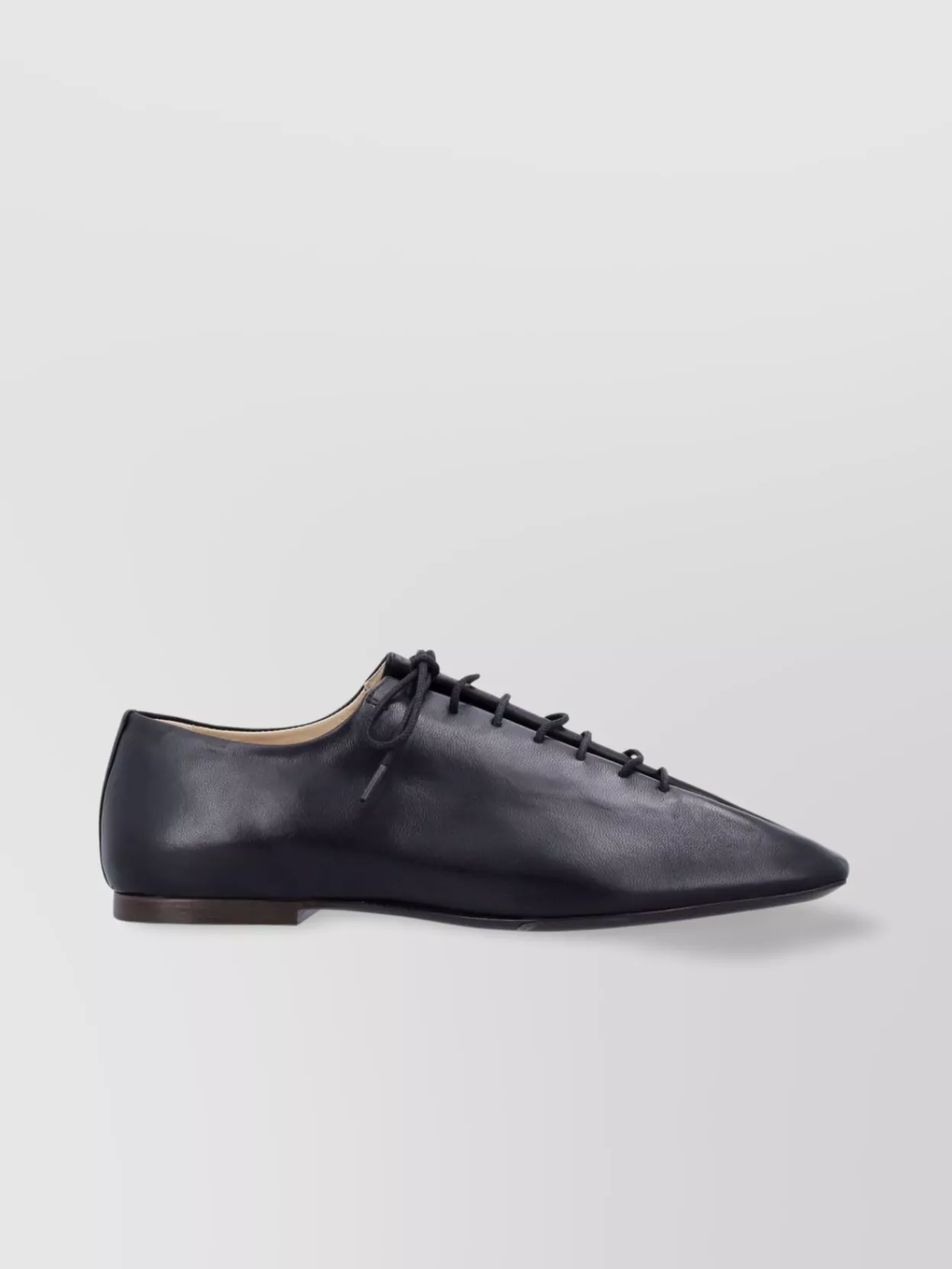 Lemaire Flat Sole Leather Derby Shoes