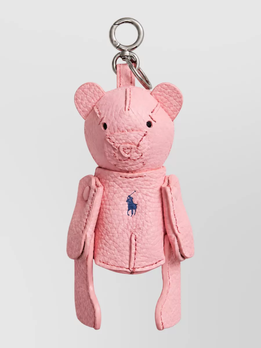 Ralph Lauren leather bear keyring