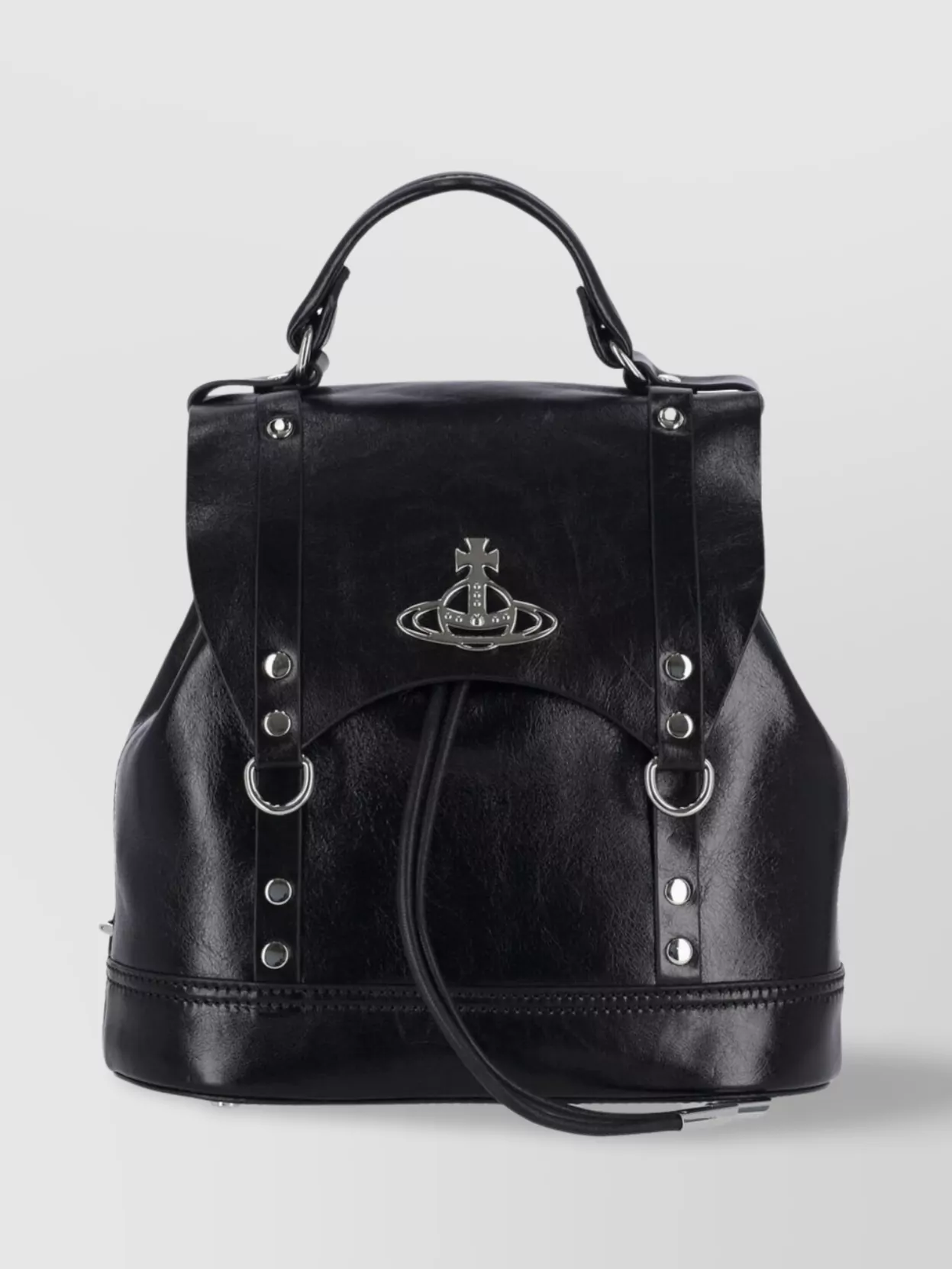 Vivienne Westwood Backpack Featuring Top Handle And Ring Embellishments