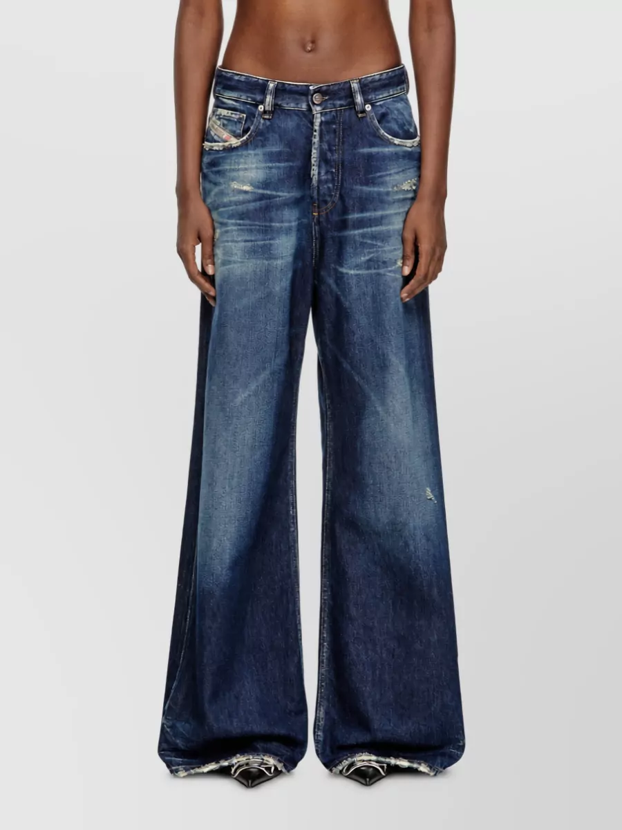 Diesel Denim Wide-Leg Trousers