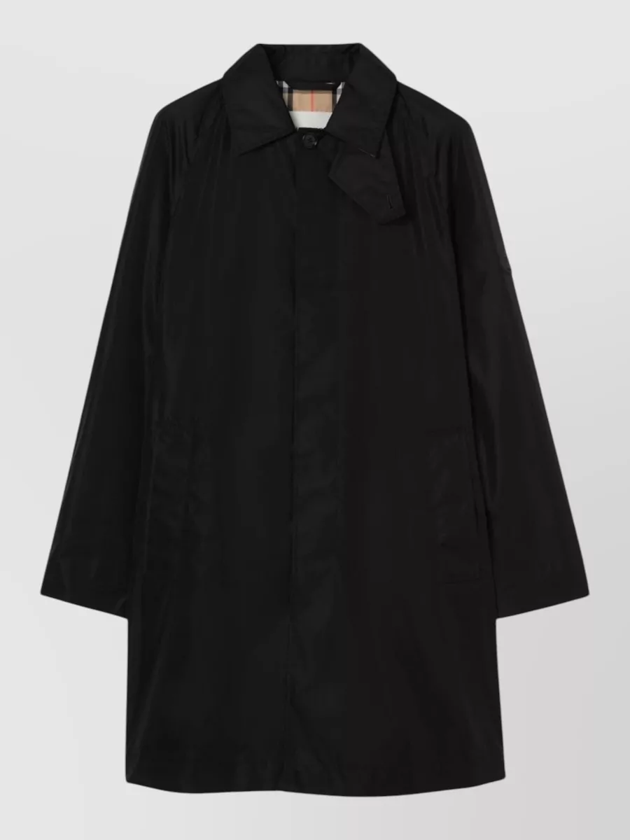 Burberry Nylon single-breasted car coat