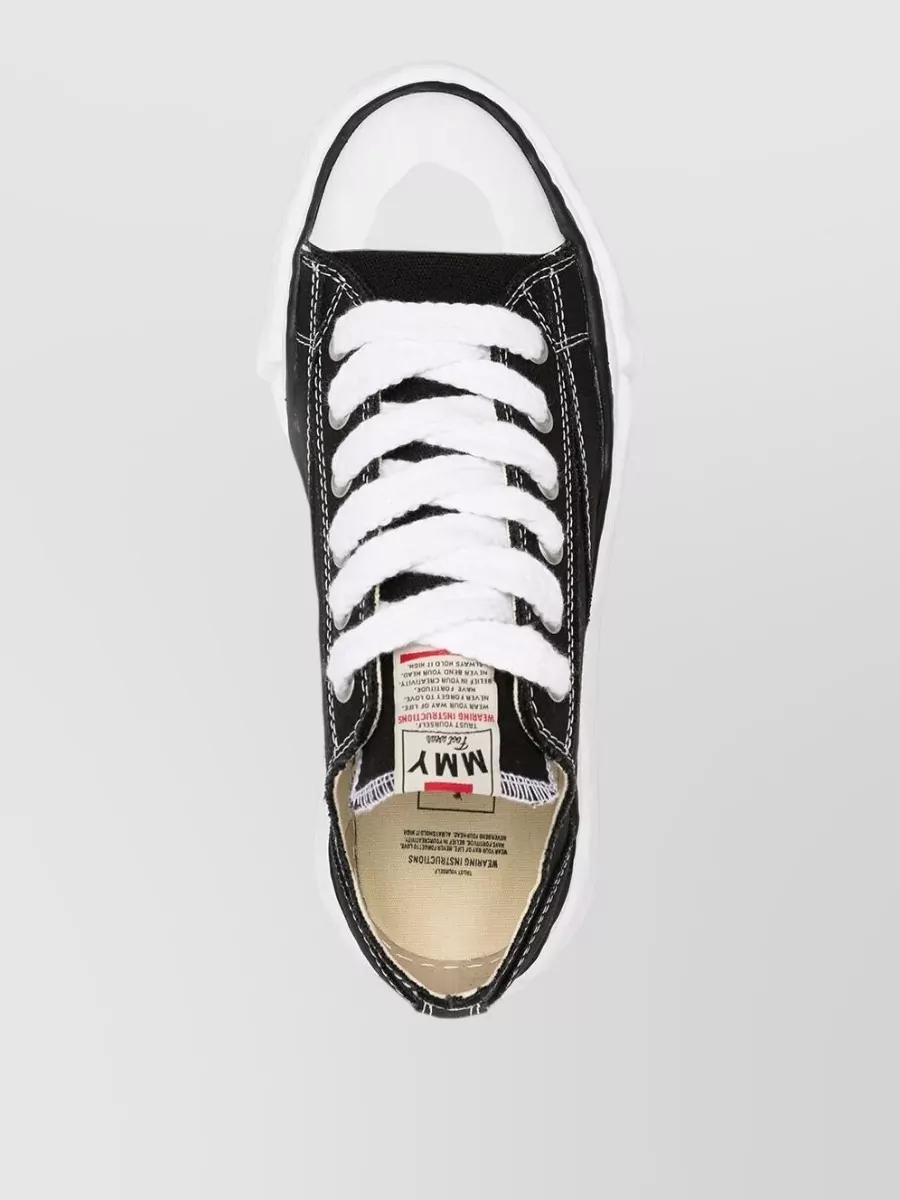 Maison Mihara Yasuhiro Canvas Low-Top Sneakers