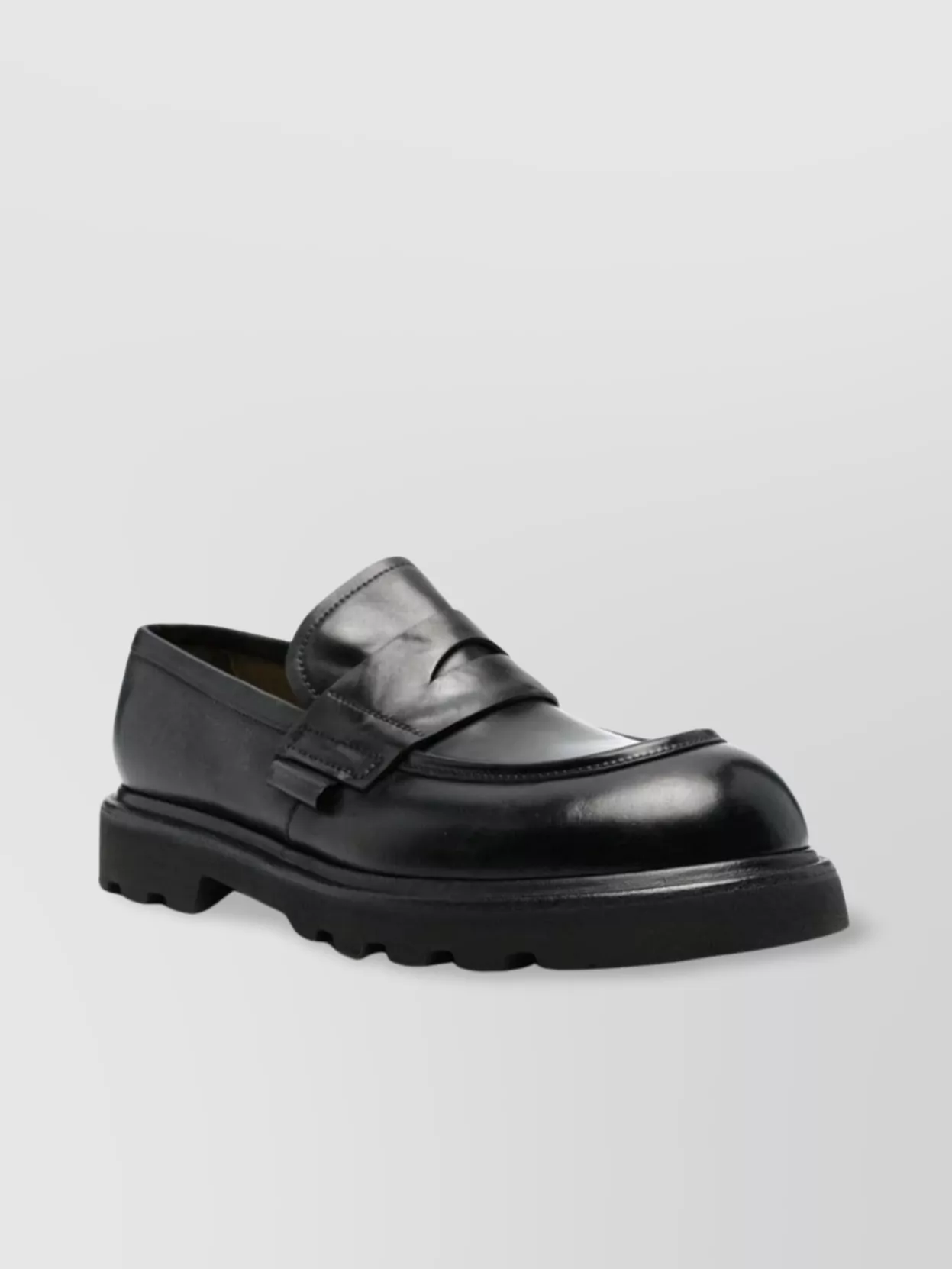 Premiata Royal Chunky Sole Loafer With Penny Strap
