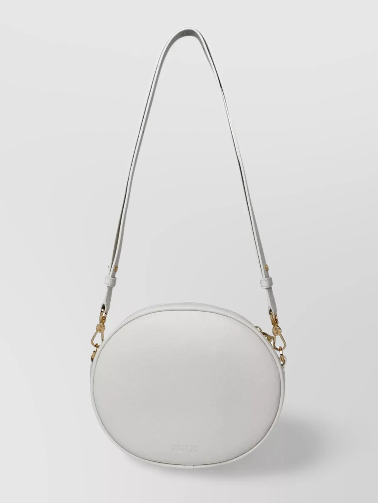 Patou 'jp' Leather Crossbody Bag In White