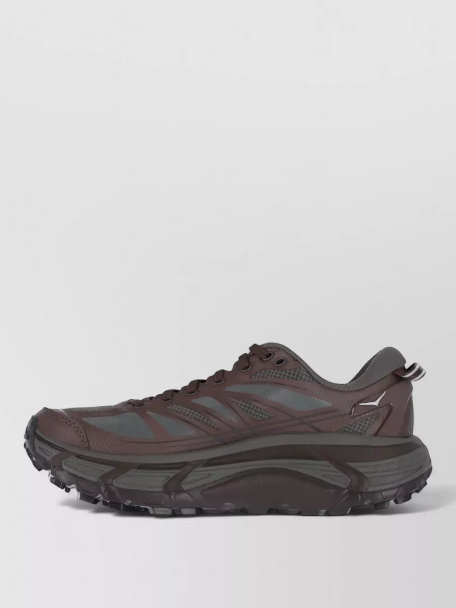 Hoka Logo-Print Panelled Low-Top Sneakers